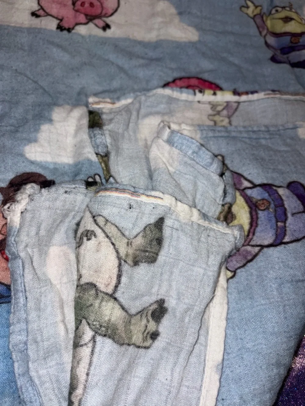 Sweet Ellie Sue Muslin Disney Toy Story Blanket